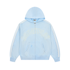 RoughPlay Vintage Logo Zip-Up Hoodie