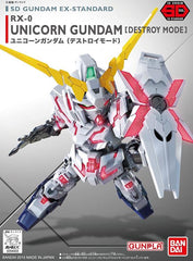 Gundam SD EX-Standard #005 RX-0 Unicorn Gundam (Destroy Mode) Model Kit