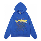 Young Thug Star Same Style Sp5der 555555 Spider Web Foam Printed Hoodie Hoodie Sweater Men's and Women's Trendy (1)