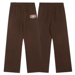 Broken planet shattered planet foam letter printed pants autumn and winter with plush loose straight leg sweatpants trend