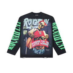 RoughPlay Skull Graphic Long Sleeve