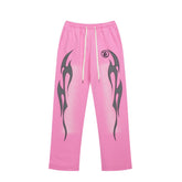 Hellstar Tribal Graphic Wide-Leg Sweatpants
