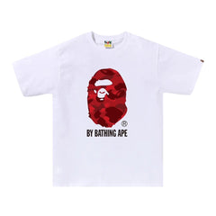 BAPE Color Camo By Bathing Ape Tee 'White/Red'