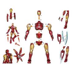 Marvel Infinity Saga Champion Class Iron Man MK85 Model Kits | Blokees