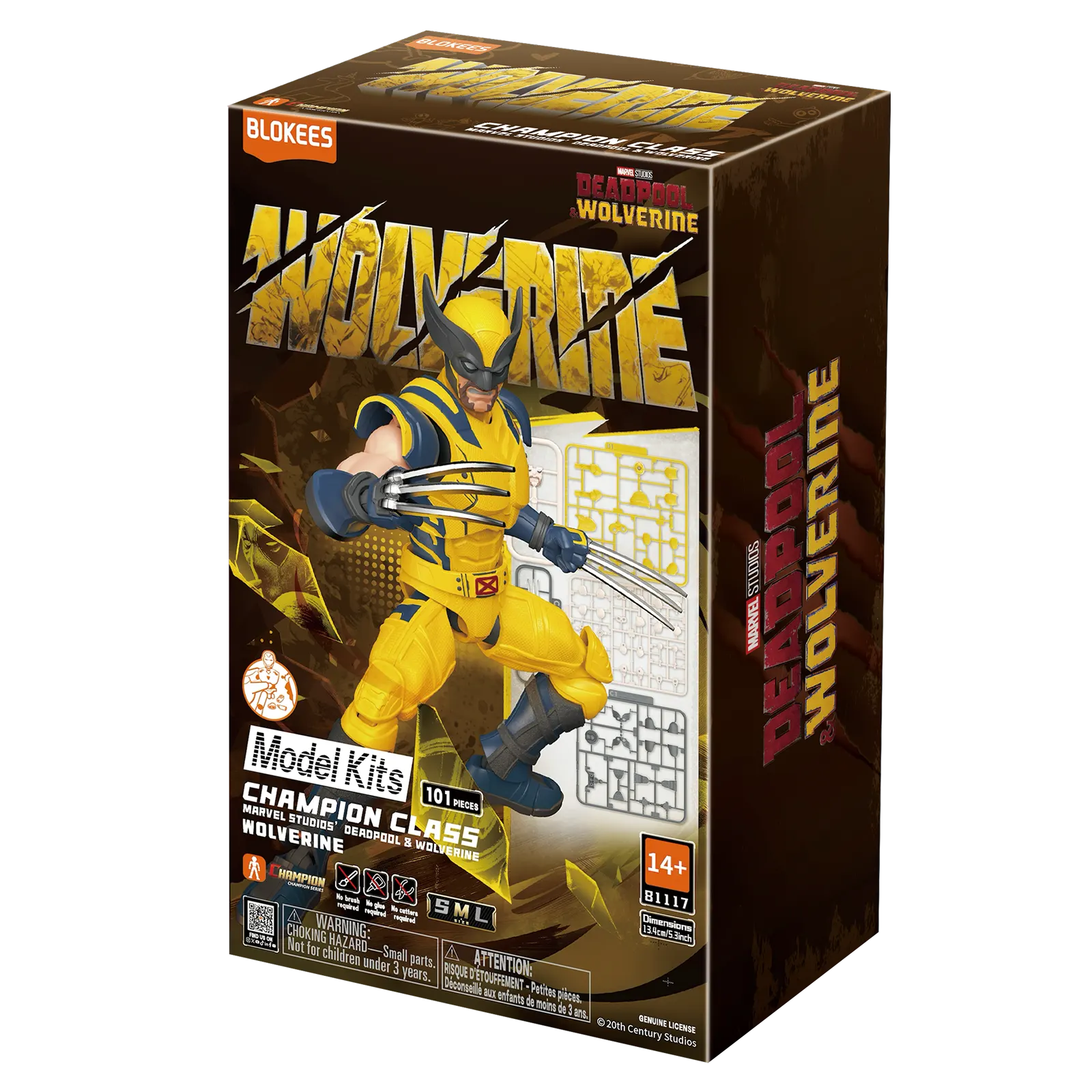 Marvel Deadpool & Wolverine Champion Class Wolverine Model Kits | Blokees