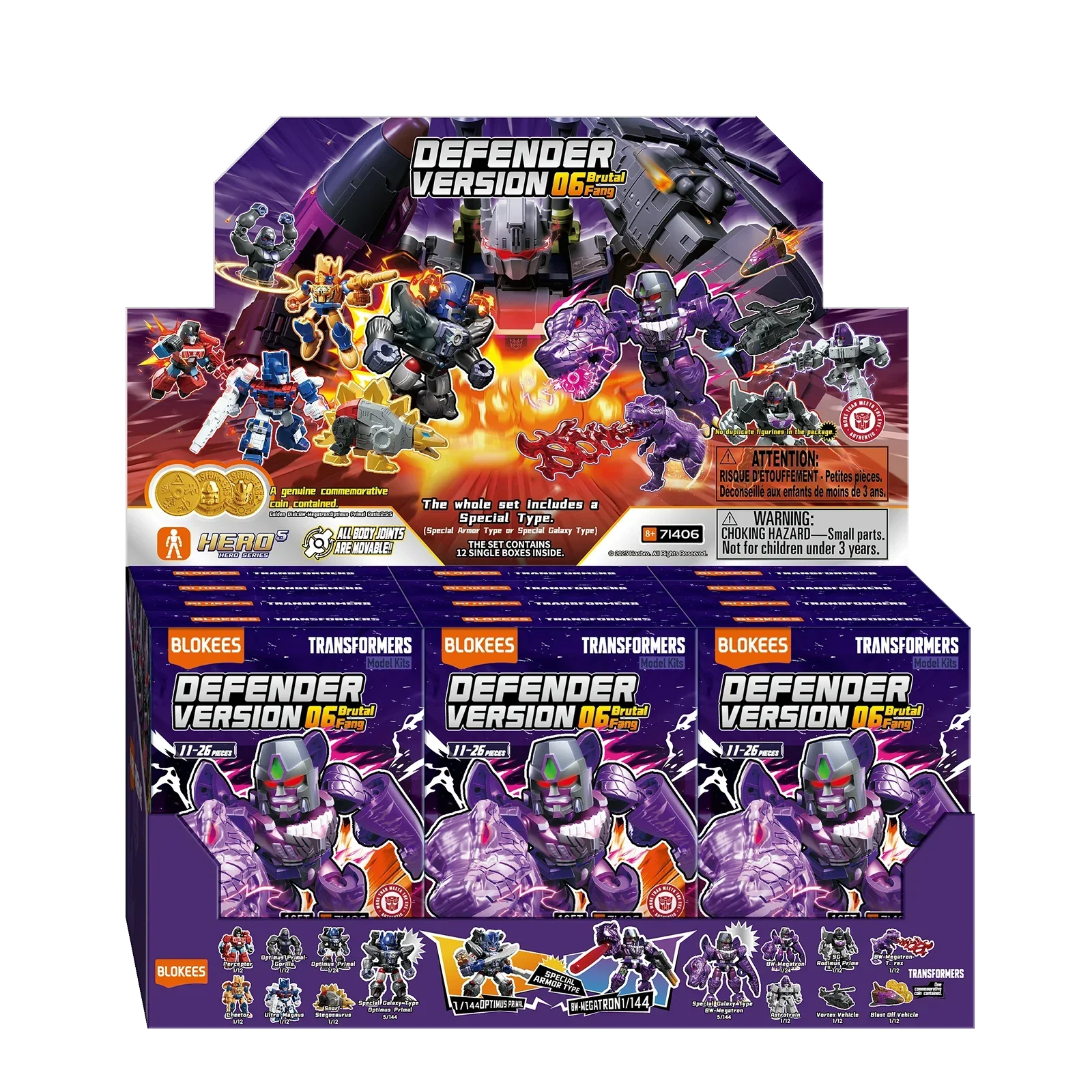Blokees Transformers Defender Version 06 Brutal Fang