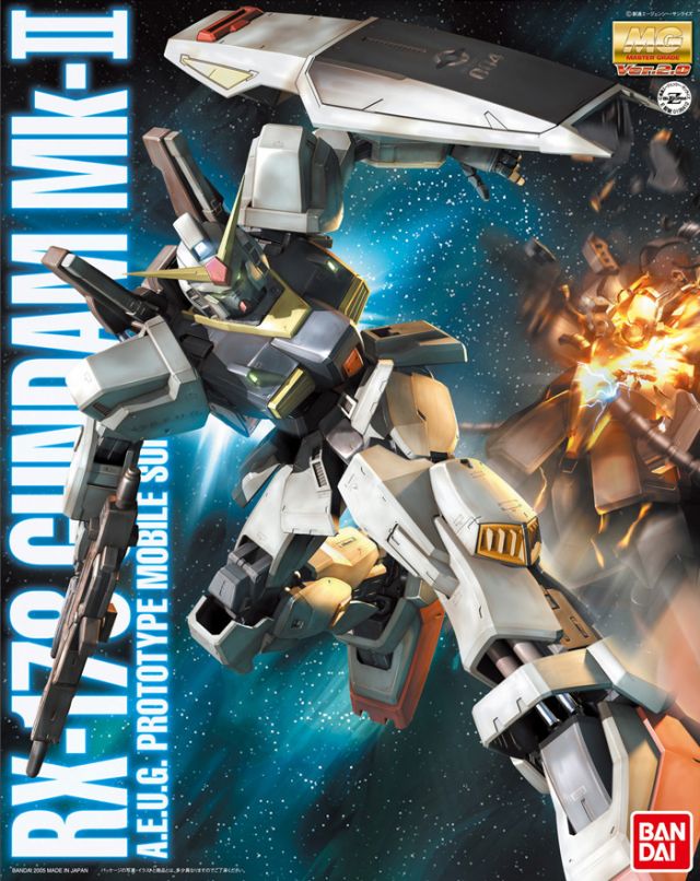 Gundam 1/100 MG Z Gundam RX-178 Gundam MK-II (2) 2.0 (A.E.U.G.) Model Kit