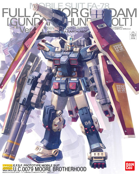 Gundam 1/100 MG Gundam Thunderbolt FA-78 Full Armor Gundam [Thunderbolt Ver.] Ver Ka. Model Kit