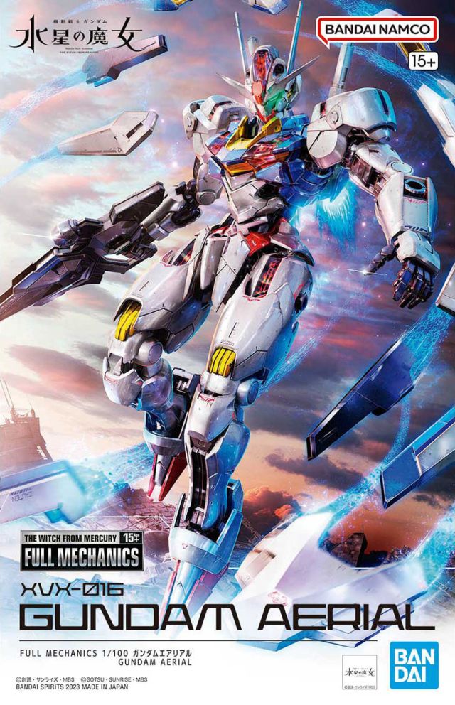 Gundam 1/100 Full Mechanics The Witch From Mercury XVX-016 Gundam Aerial Model Kit