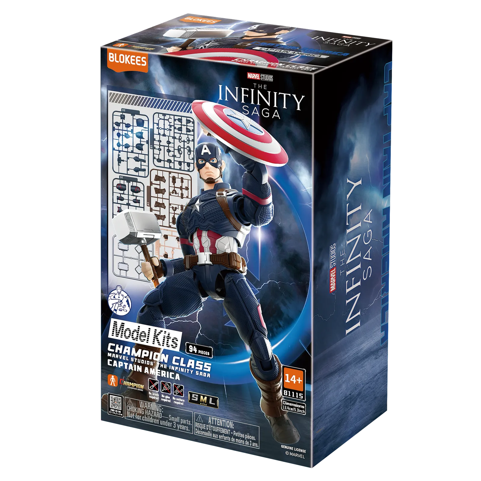 Marvel Infinity Saga Champion Class Captain America Model Kits | Blokees