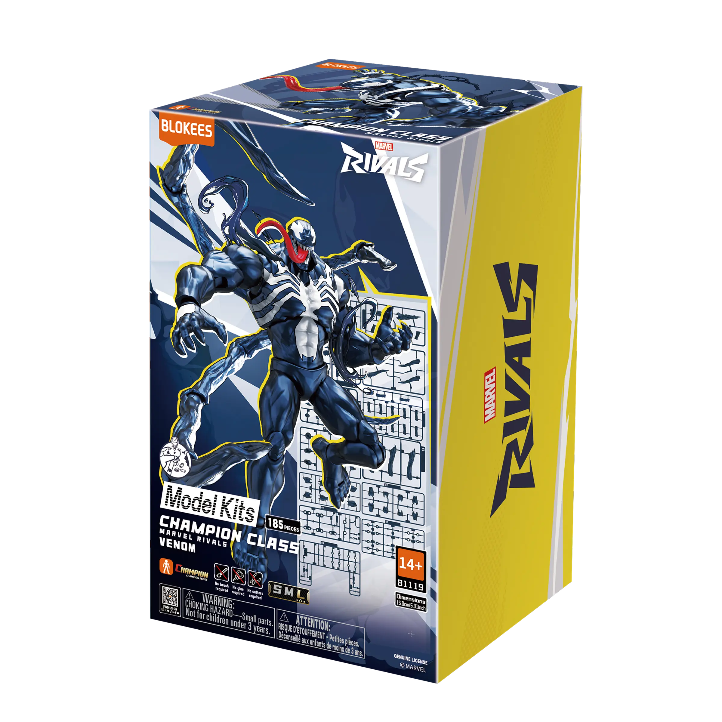 Marvel Rivals Champion Class Venom Model Kits | Blokees