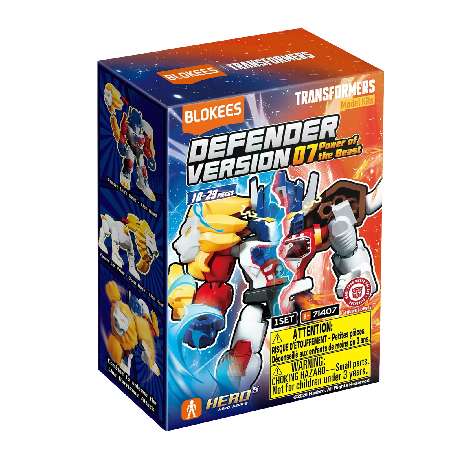 Blokees Transformers Defender Version 07 Power of the Beast