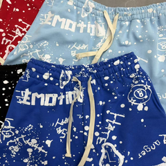 Red “Graffiti” Shorts