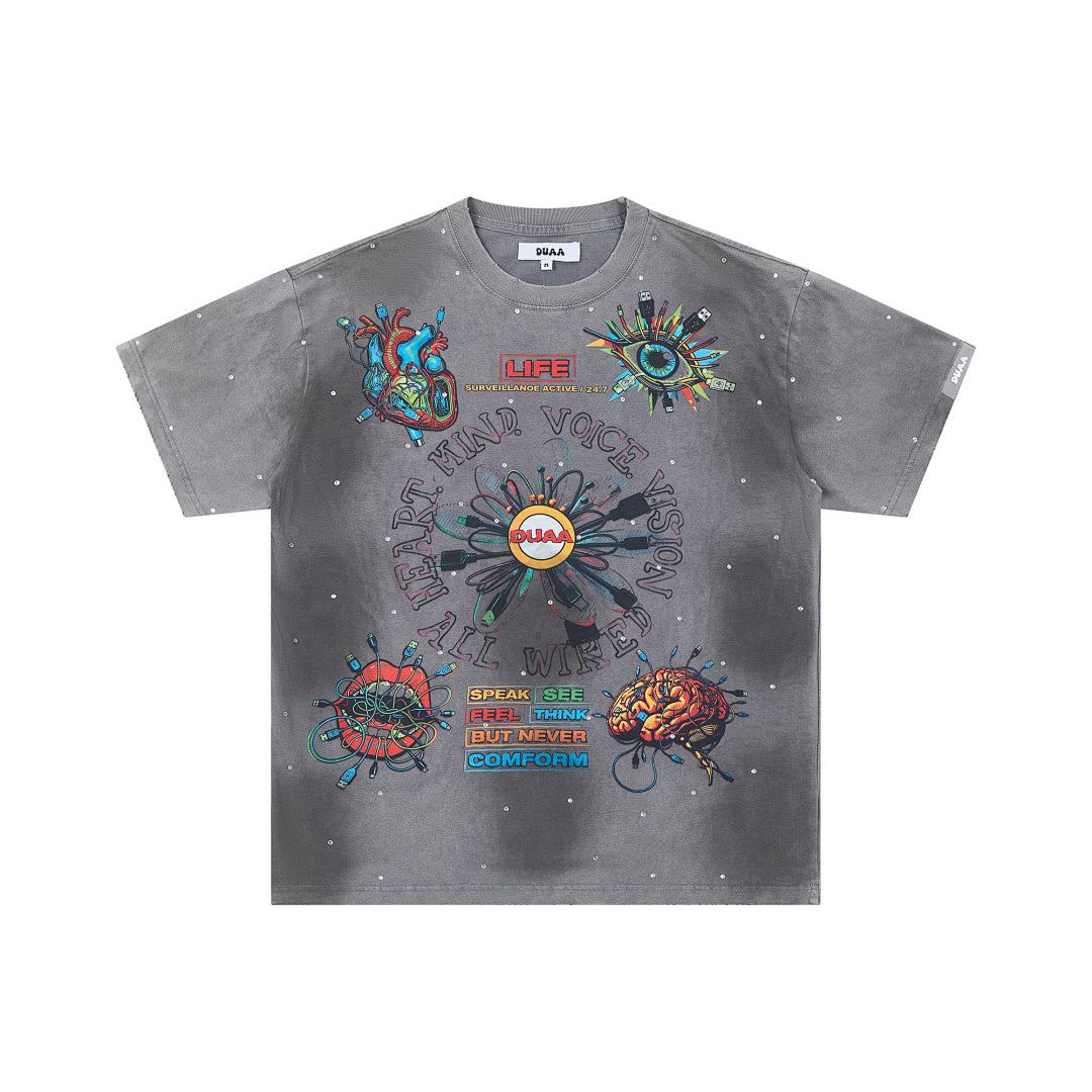 DUAA Psychedelic Mind Graphic Tee