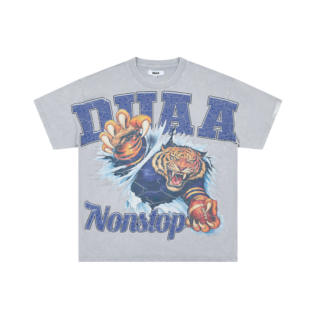 DUAA Tiger Rhinestone Tee