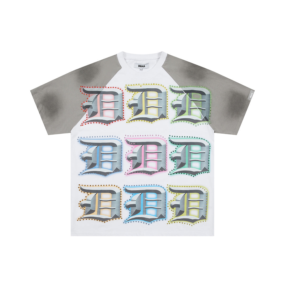 DUAA Varsity Grid Graphic Tee