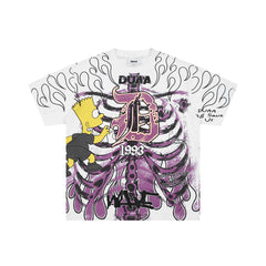 DUAA Skeleton Flame Tee