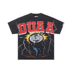 DUAA Lightning Storm Rhinestone Graphic Tee