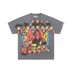 DUAA Fiery Red Bull Graphic Tee