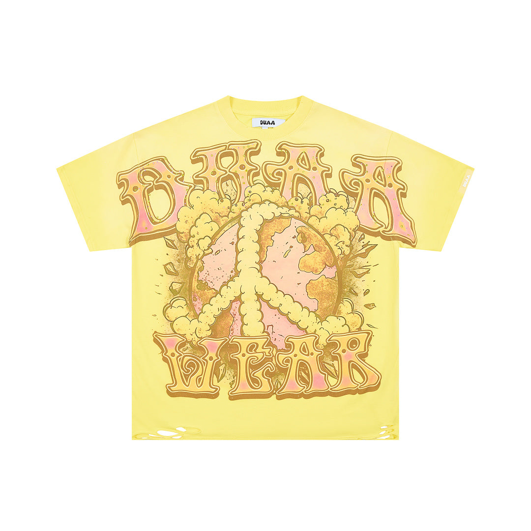 DUAA Globe Peace Graphic Tee