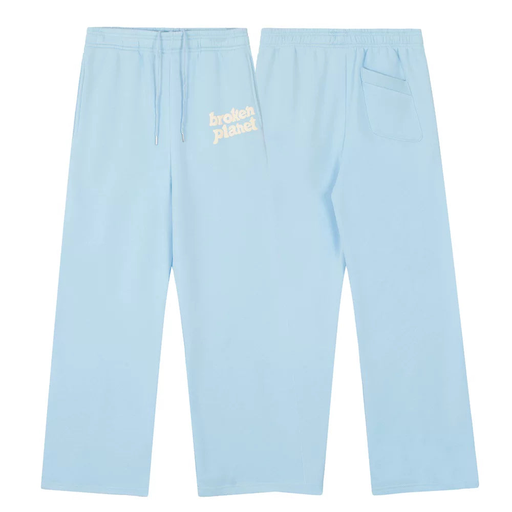 Broken planet shattered planet foam letter printed pants autumn and winter with plush loose straight leg sweatpants trend