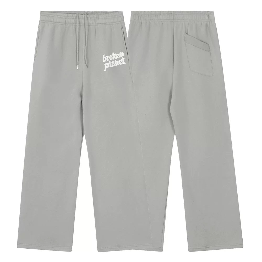 Broken planet shattered planet foam letter printed pants autumn and winter with plush loose straight leg sweatpants trend