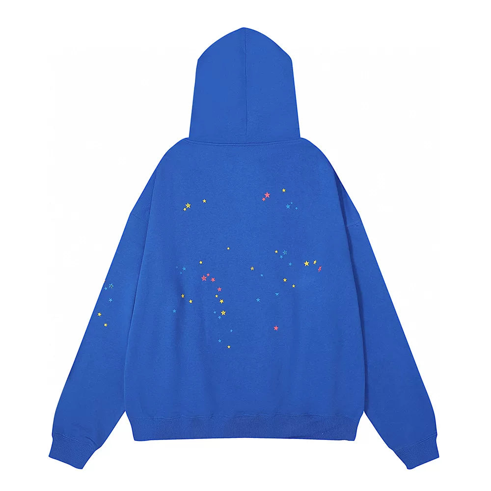 Young Thug Star Same Style Sp5der 555555 Spider Web Foam Printed Hoodie Hoodie Sweater Men's and Women's Trendy (1)