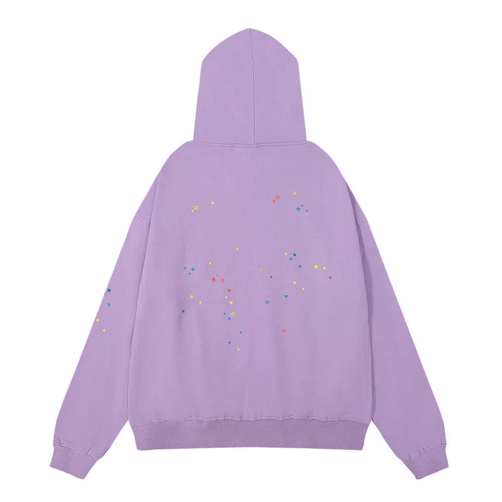 Young Thug Star Same Style Sp5der 555555 Spider Web Foam Printed Hoodie Hoodie Sweater Men's and Women's Trendy (2)