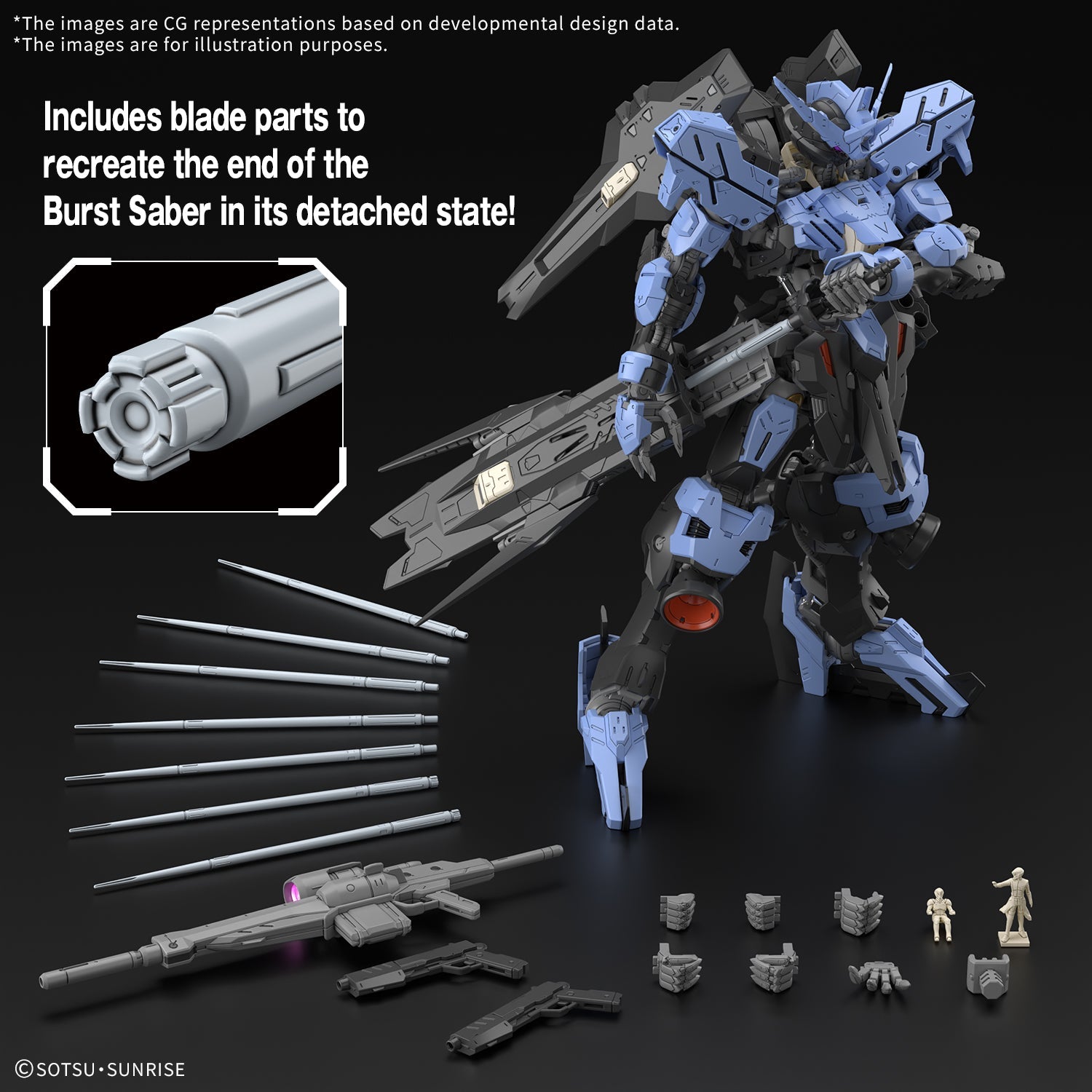 Gundam 1/100 MG IBO ASW-G-XX Gundam Vidar Iron Blooded Orphans Model Kit