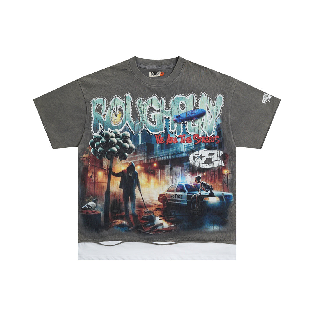 RoughPlay City Graffiti Graphic Tee
