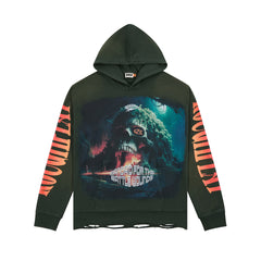 RoughPlay Vintage Skull Graphic Hoodie