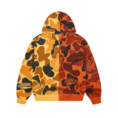 RoughPlay Vintage Camo Zip Hoodie