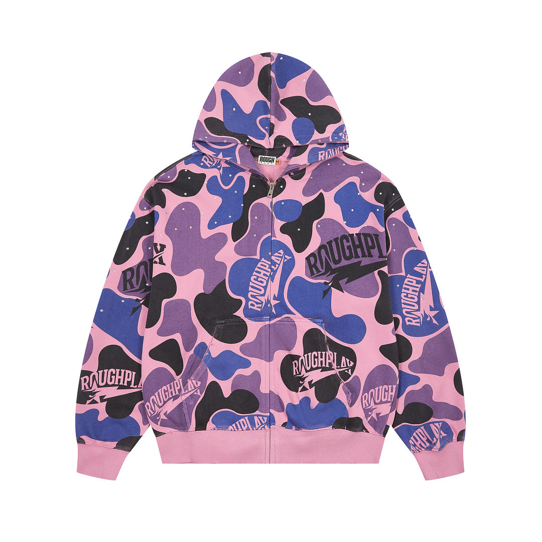 RoughPlay Camo Streetwear Hoodie