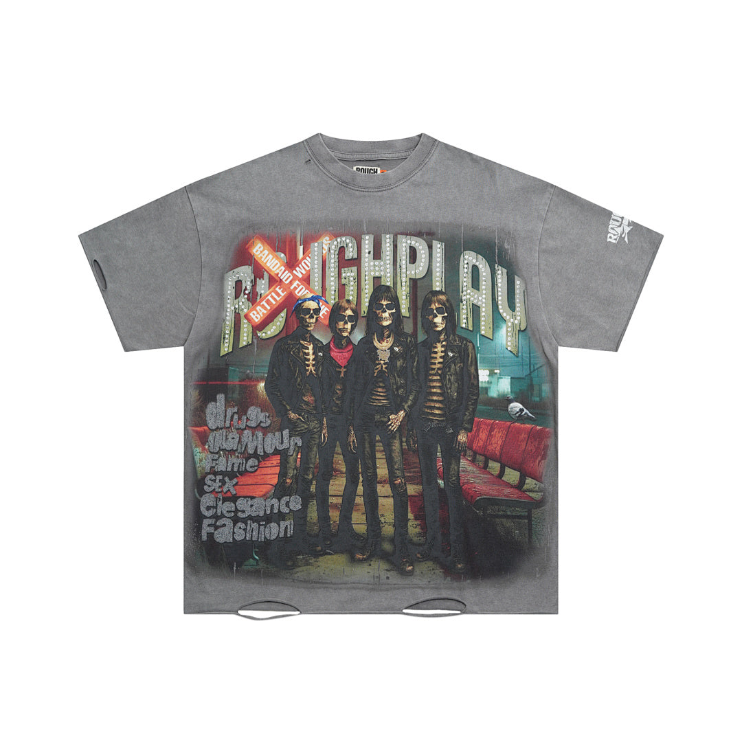 RoughPlay Skeleton Band Tee