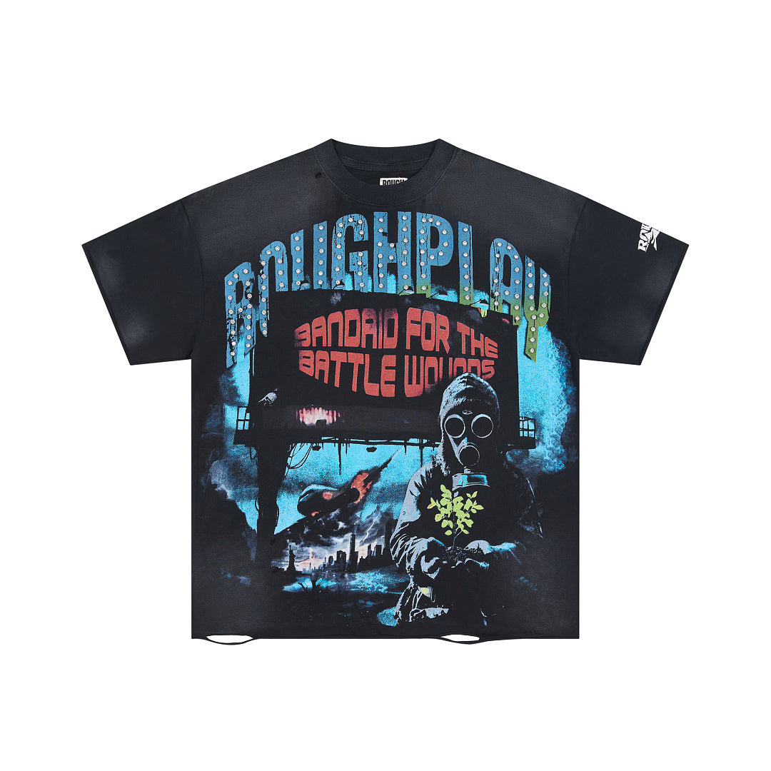 RoughPlay Gas Mask Graphic Tee