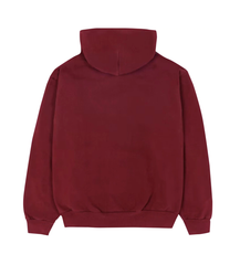 Sp5der Logo Hoodie Maroon