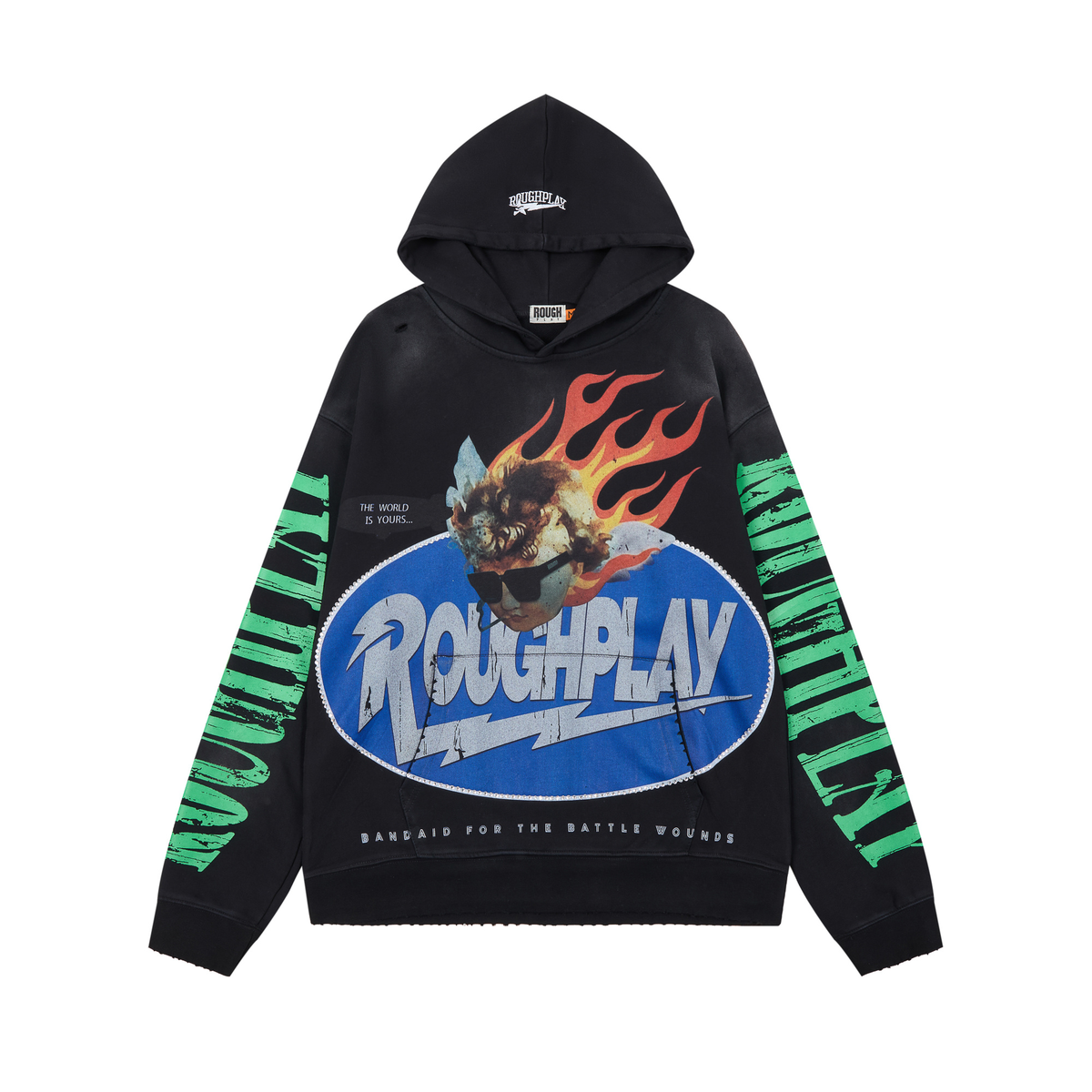 RoughPlay Vintage Flame Hoodie