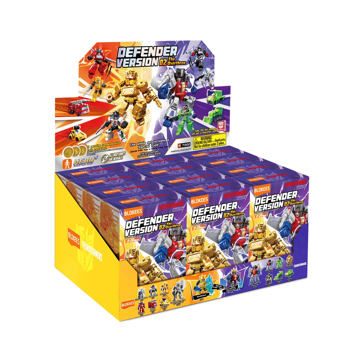 Blokees Transformers Defender Version 02 The Overthrow