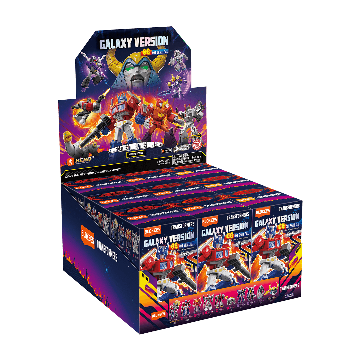 Blokees Transformers Galaxy Version 08 One Shall Fall